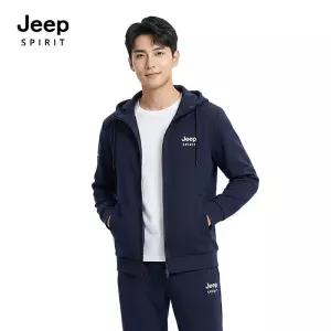 [지프]지프스피릿 남여 보온 후드 트레이닝복 상하세트 네이비 (JSFASET91)