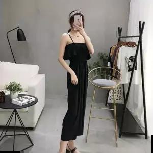 여름점프수트 여름 휴가 점프수트 휴양지 얇은 바캉스 옷 여자 7부