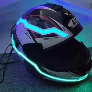 스티커 헬멧 하이바 발광 방수 오토바이 야광띠 야광