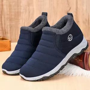 남성 여성 겨울 외출 포근한 기모 안감 데일리 방한화 방한 패딩 부츠 주방털신 양털슬 할머니털신발