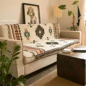 북유럽 스타일 사계절 인테리어 캠핑 블랑켓 카페트