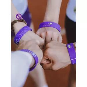 맞춤형 실리콘 손목 밴드 마라톤 페이스 트래커