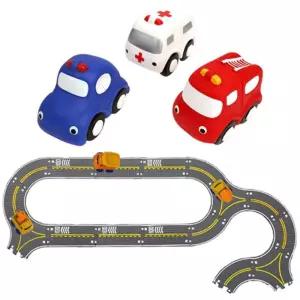 집콕놀이 말랑이 3종 퍼즐카n길매트 세트 몸공부 장난감자동차세트 집중과몰입