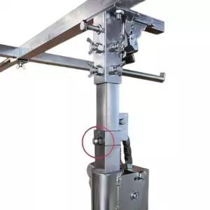 천장리프트 실외기 브래킷 이동식 받 호이스트