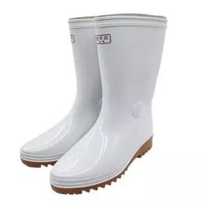 여성반장화미끄럼방지 여자 백색 반장화 여성 짧은 미끄럼방지 장화 성인여성반장화