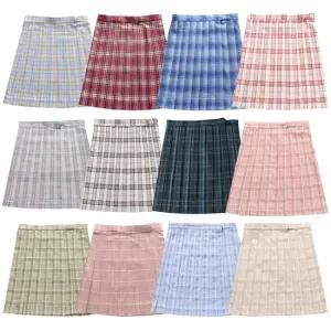 체크무늬 하이웨스트 스커트 교복치마 시리즈1