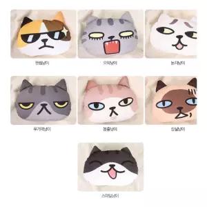 고양이 캐릭터 쿠션 쿠션 무릎담요 캐릭터쿠션 학생쿠션 고양이 담요