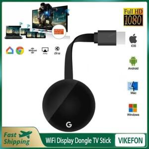 Chromecast Google 무선 WiFi 미라스크린 HDMI 호환 HD 디스플레이 동글 미디어 스트리밍 비디오 tv ios/An