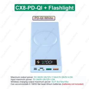 무선 급속 충전 배터리 보관함 정리함  케이스  마그네틱 용접 없는 DIY 쉘  없음  8x1865