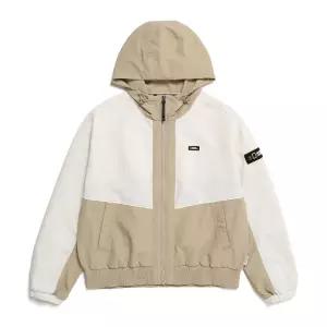 내셔널지오그래픽 N233WFT170 여성 타슬란 우븐 칼라 블록 풀집업 SAND BEIGE 1501826