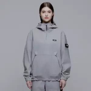 내셔널지오그래픽 N241UFT940 우븐 트레이닝 후디 아노락 STONE GREY 1501416