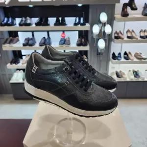 엘칸토 HC10 남성네이비키높이스닉커즈 남성소가죽데일리쿠션업컴포트슈즈