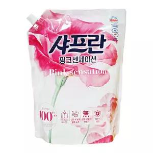 엘지 샤프란 섬유유연제 핑크 센세이션 2.1L 1개