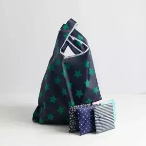 휴대용 접이식 미니 장바구니 마트 시장바구니 파우치_24073437