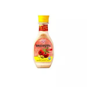 오뚜기 1000 아일랜드 드레싱 500g 샐러드 시저드레싱 양상추샐러드소스 치폴레소스 버거소스 다이어트소스