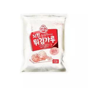 오뚜기 치킨용 튀김가루 5kg 업소용 대용량 식자재 치킨튀김분말 후라이드파우더 닭튀김 치킨분말 프라이드