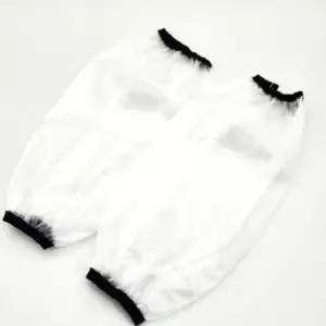 1쌍 반투명 밀리터리 팔 토시 주방 방수 팔토시 흰색/여성/앞치마/미용/무용/레이스/사무/안전/국산