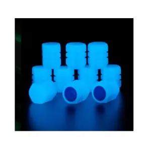 야광휠캡 4PCS 블루 B 오토바이 자동차 자전거 타이어 오토바이휠캡