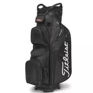 타이틀리스트 방수 골프백 가방 14구 유럽모델 블랙 스타드라이 캐디백 Cart 14 StaDry