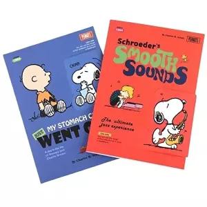 고등학생공책 스누피 덮개 유선 노트 4P 떡제본 캐릭터 라인 공책