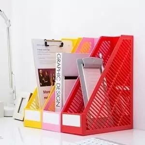 사무실서류꽂이 깔끔한 서류 책꽂이 20세트 1P 회사 데스크 정리 책장