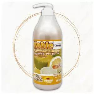 겸용 노블 린스 라임향 샴푸 어린애견용 1L애완용품 위생 반려 펫샴푸 고양이 켓샴푸 공양이추천 강아지보