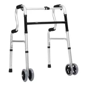 거동불편 고령자 2단 손잡이 접이식 실버 워커 보행기 여행 보조차 노인카트