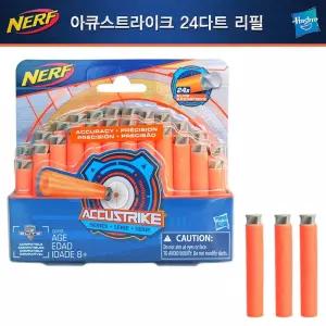 너프 아큐스트라이크 24다트 리필 (C0163)/안전/다트/던지기/체육/놀이/교구/운동회/과녁/벽걸이/어린이집