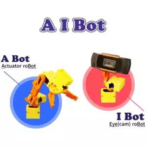 인공지능 AI 산업용 로봇팔 코딩교구 에이아이봇 로봇암 유치원교구 컴퓨터언어