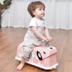 넘어짐방지 소음없는 돌아기 핑크붕붕카 신체발육 인기 놀이방 승용완구 유치원