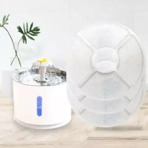 꽃 펫정수기 리필필터 4개입 고양이정수기 식기 고양이식기 고양이급수기 강아지정수기