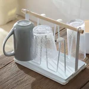 모던 스틸 컵걸이 컵홀더 컵정리함 컵정리대 주방정리함 주방소품정리 컵건조대