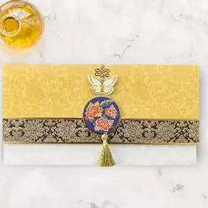 편지지 편지지축하봉투 3P 노랑 금빛 미니 카드 엽서 생일