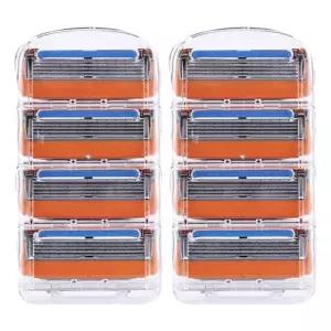 질레트 호환용 면도날 파워 4개입 2세트 면도기 리필면도날 호환용면도날 면도날교체 위생면도날