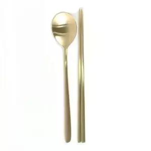 방짜 유기 수저 세트 1벌 숟가락 젓가락 양식기 세트B 방짜유기수저세트 방짜유기그릇 숟가락젓가락세트