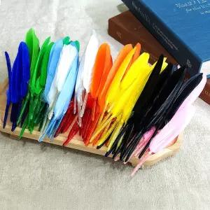 깃털 칼라 새깃털 대용량 약100개 장식 공예재료 드림캐쳐재료 마크라메재료 공작재료 만들기재료