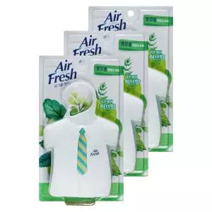 애경 에어후레쉬 옷장용 포맨 방향 소취제 리프레쉬 허브향 32g 3개 탈취제