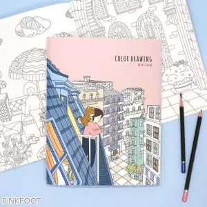 보리야누나야 컬러드로잉 색칠놀이 색칠북 색칠공부 칼라북 미술놀이