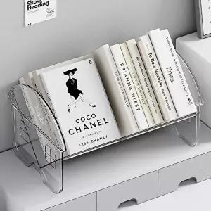 [셀러허브 1]깔끔한 인테리어 투명 아크릴 책꽂이