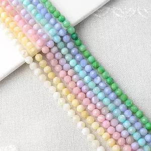 비즈아이 [6135-04]컬러자개 컷팅 4mm ,반줄(약45개)