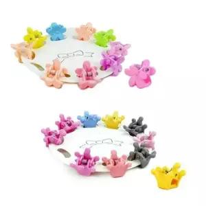 미니 머리핀 10p 왕관 집게 애견 핀 강아지 헤어 WECEFCE