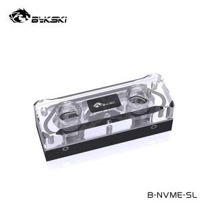 228022110SSD SATA M.2 SSD 워터 블럭 이중 방열 80mm/110mm 라디에이터B-NVME-SL 용 Bykski 쿨러