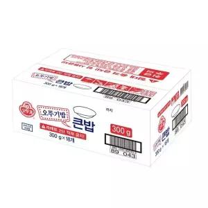 오뚜기오뚜기밥 큰밥 300g x 18개 375048