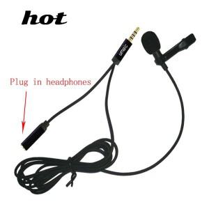 호환 미니 휴대용 마이크 콘덴서 클립 온 옷깃 Lavalier usb c 유선 Mikrofo/Microfon 헤드폰 잭 전화 노트