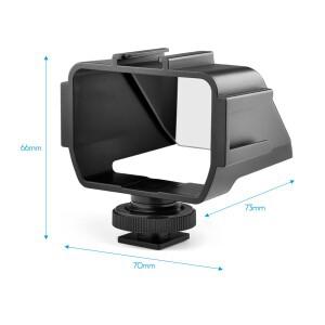 호환 Andoer 카메라 Selfie Vlog 플립 업 미러 스크린 3 소니 A6000/A6300/A6500/A72/A73 니콘 Z6/Z7용 콜