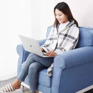 따뜻한 어깨 무릎담요 교실 개별 똑딱 학생 똑딱이 극세사 사무실 차량용