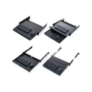 19인치 1U 캐비닛 키보드 두꺼운 슬라이드 케이스 산업용 표준 레일 거치대 익스텐더