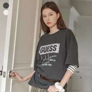 게스 게스 공용 다잉 반팔 티셔츠 NP3K5495 377101