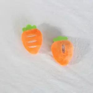 봉제 당근 장식 재료