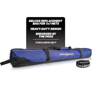 파워넷 7x7 FT 야구 및 소프트볼 네트 교체 부품, 프레임 교체, 전용 또는 휴대용 가방, 금속 유리 섬유 기둥, 내구성 있는 가방 팀 색상으로 제공